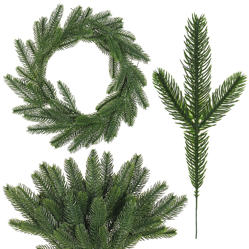 Christmas Wreath Fake - Rami di Pino Artificiali, Aghi di