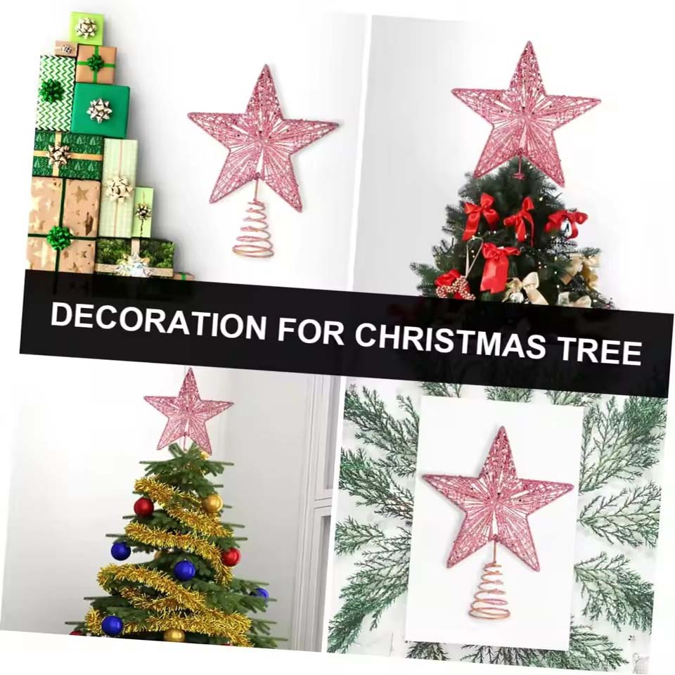 Star Tree Topper - Stella Pentagonale per Albero di Natale,