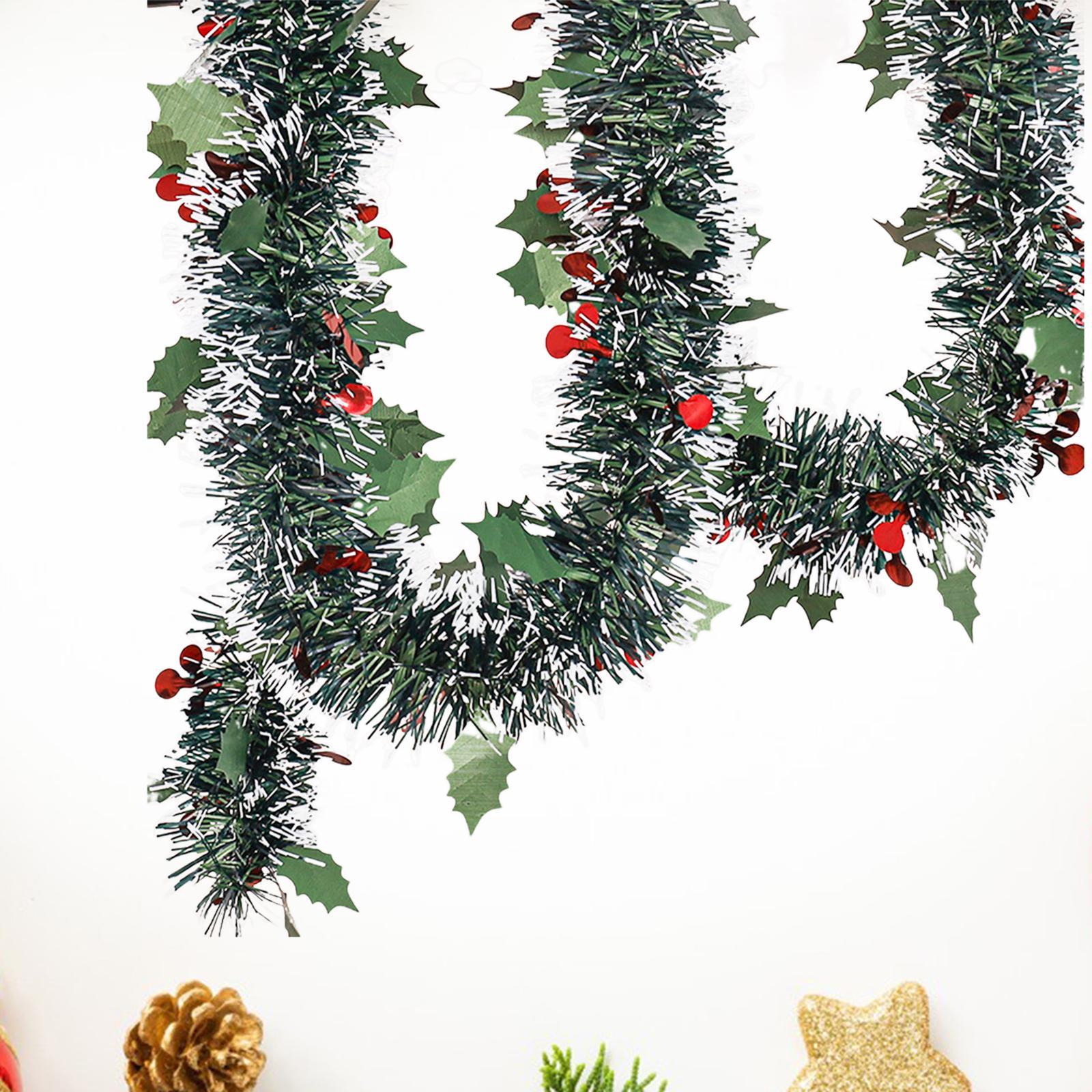 Tinsel Garland Decoration - Ghirlanda natalizia in tinsel da 1,8
