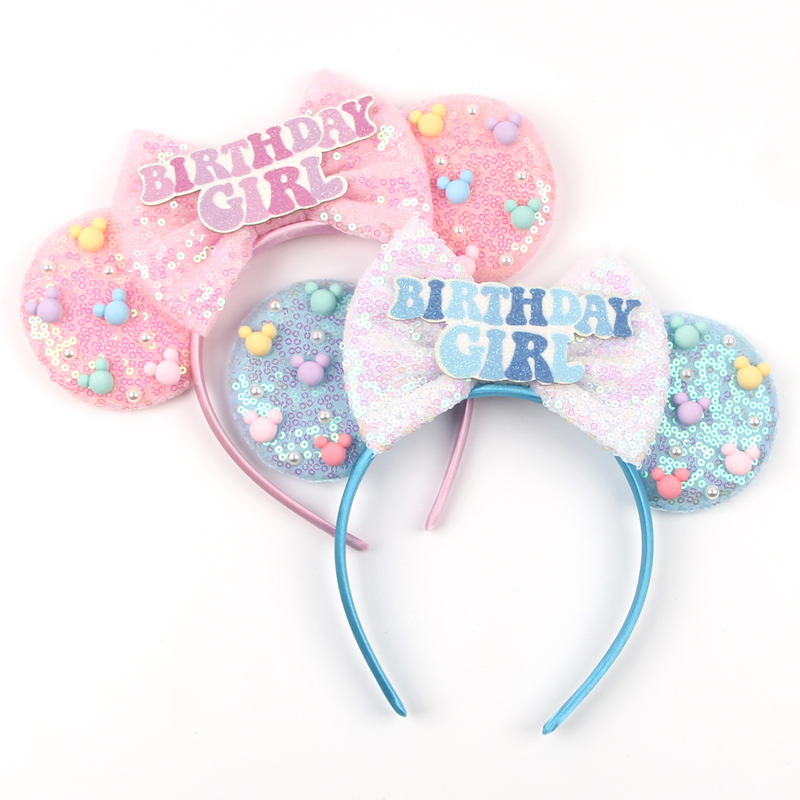Ribbon Bow Gift - Ragazze Buon Compleanno Minnie Mouse Orecchie