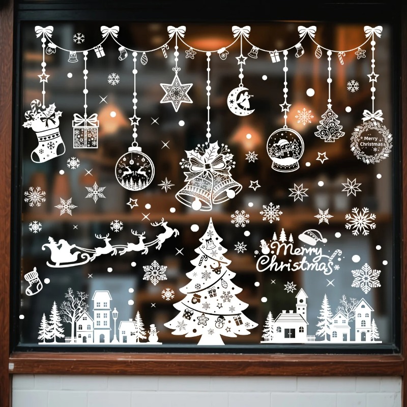 196 pezzi/9 fogli di adesivi s - Snowflake Window Decal recensione e prezzo