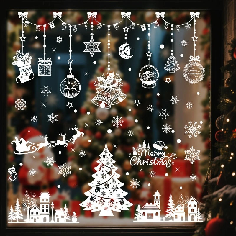 196 pezzi/9 fogli di adesivi s - Snowflake Window Decal recensione e prezzo