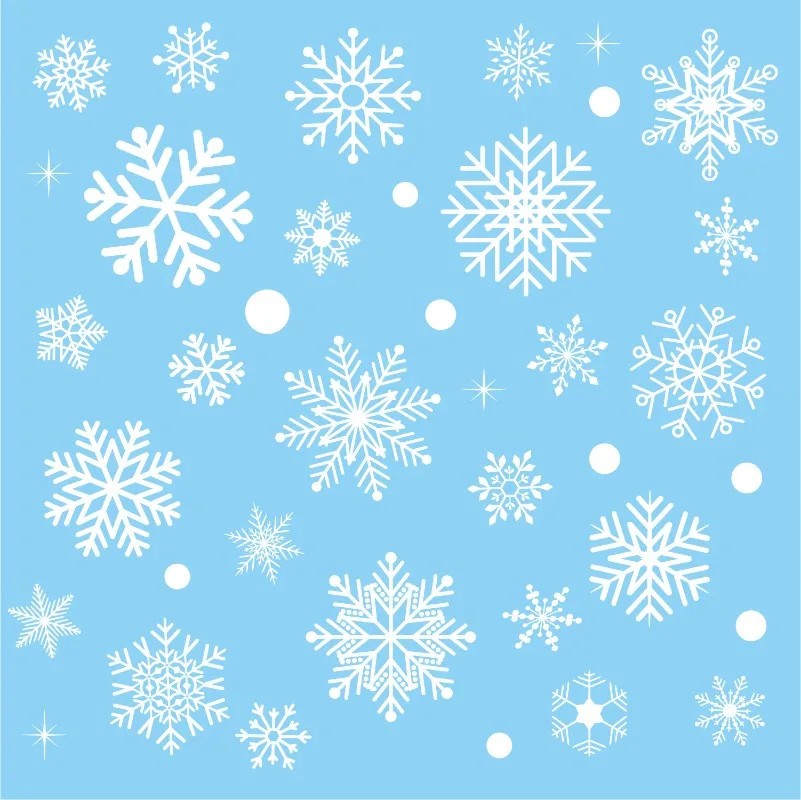 Adesivi per finestre natalizi  - Snowflake Window Decal recensione e prezzo