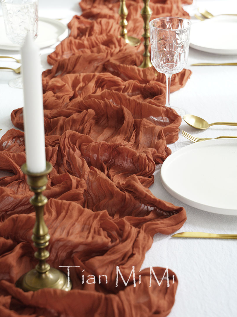 Runner da tavola in garza semi - Christmas Table Runner recensione e prezzo