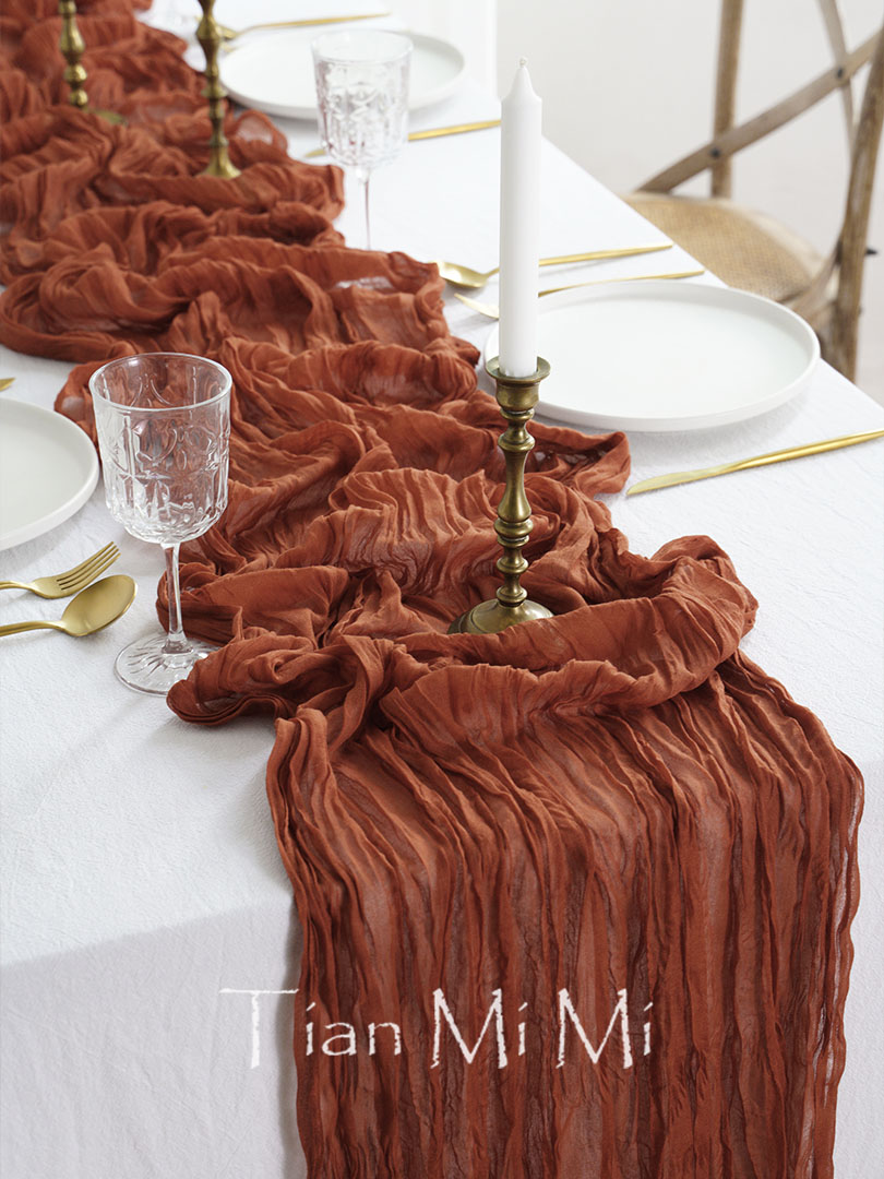 Runner da tavola in garza semi - Christmas Table Runner recensione e prezzo