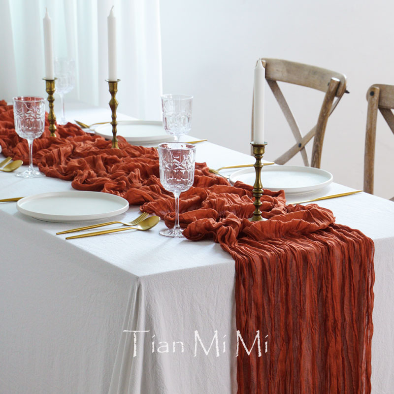 Runner da tavola in garza semi - Christmas Table Runner recensione e prezzo