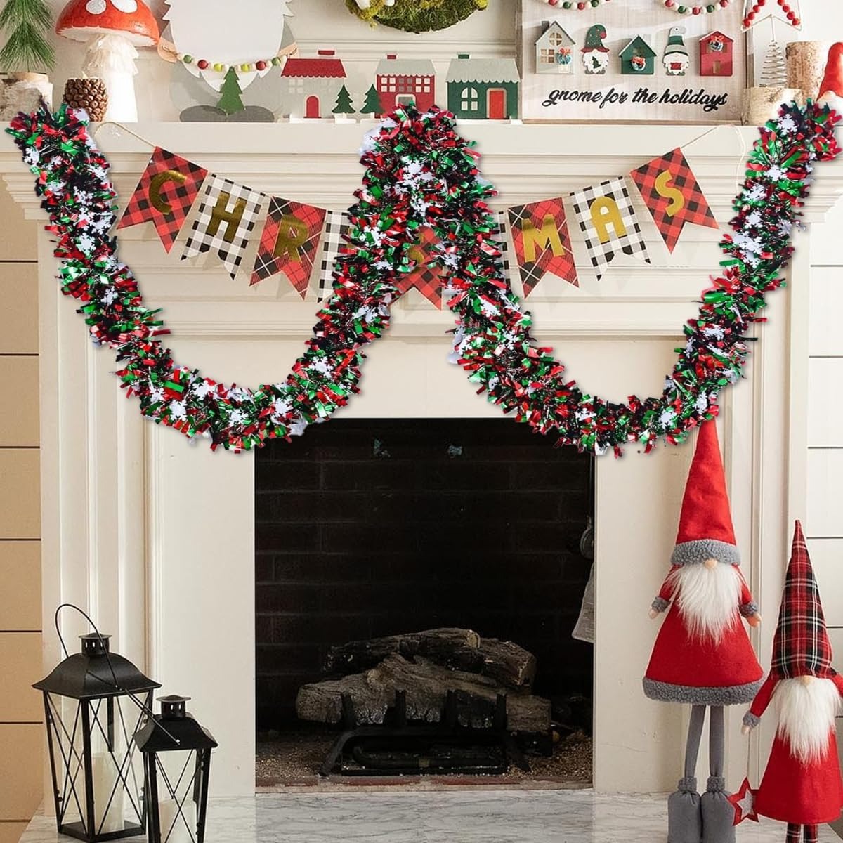 Ghirlanda Natalizia Metallizza - Tinsel Garland Decoration recensione e prezzo