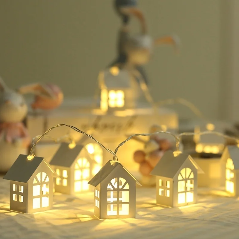 10 LED Christmas Tree House St - Led Fairy String Lights recensione e prezzo