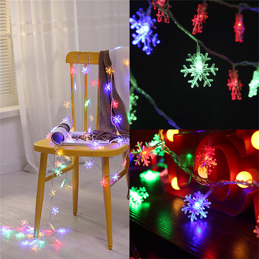 10/20/40 LED Fiocco di neve St - Led Fairy String Lights recensione e prezzo