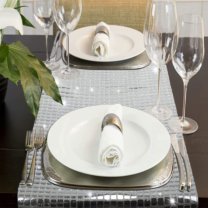 Tovaglia metallica in lamina d - Christmas Table Runner recensione e prezzo