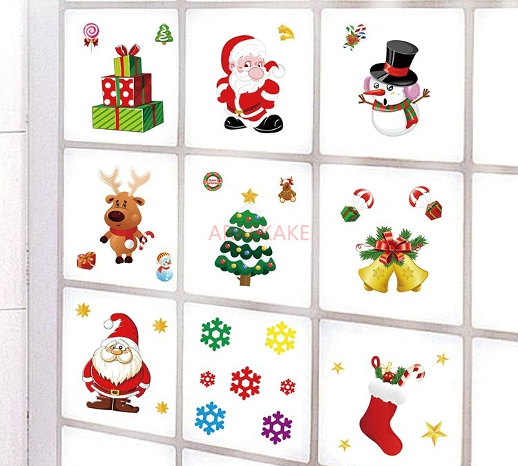 1 pz adesivo statico natalizio - Snowflake Window Decal recensione e prezzo